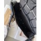 Replica Bottega Veneta Cassett Bag Black Wrinkled Calfskin Replica Bottega Veneta Cassett Bag Black Wrinkled Calfskin