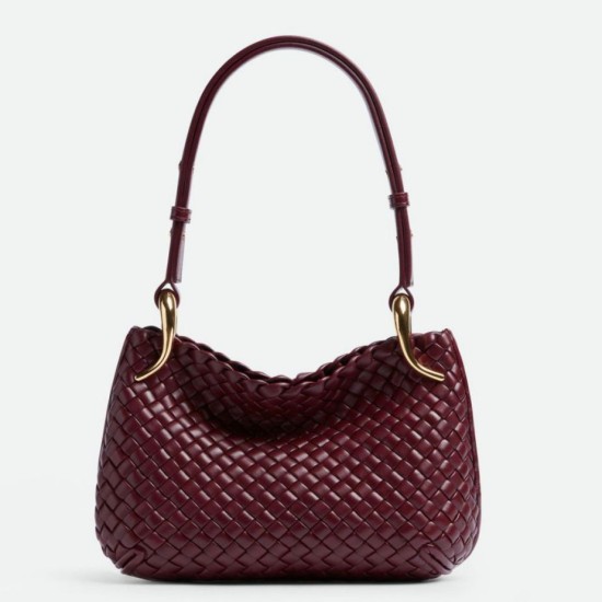Replica Bottega Veneta Clicker Small Bag Bordeaux Intrecciato Lambskin Replica Bottega Veneta Clicker Small Bag Bordeaux Intrecciato Lambskin