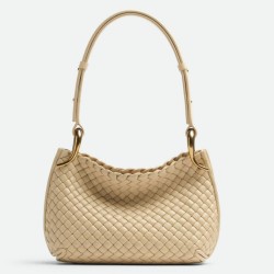 Replica Bottega Veneta Clicker Small Bag Porridge Intrecciato Lambskin