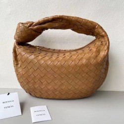 Replica Bottega Veneta BV Jodie Teen Bag Caramel Intrecciato 