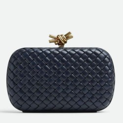 Fake Bottega Veneta Knot Minaudiere Clutch Space Intrecciato Lambskin Replica