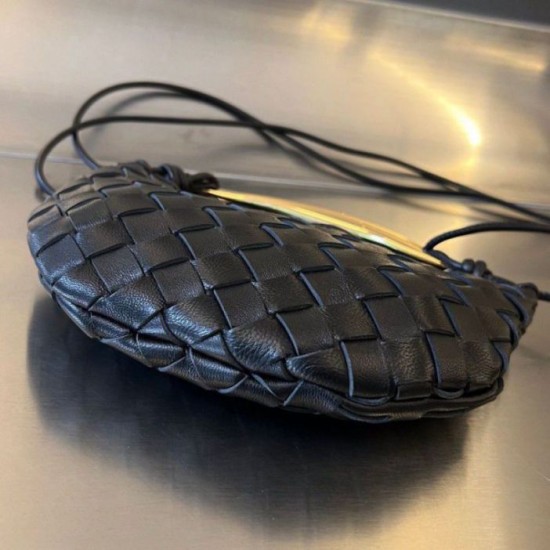 Replica Bottega Veneta Sardine Mini Bag Black Intrecciato Lambskin Replica Bottega Veneta Sardine Mini Bag Black Intrecciato Lambskin