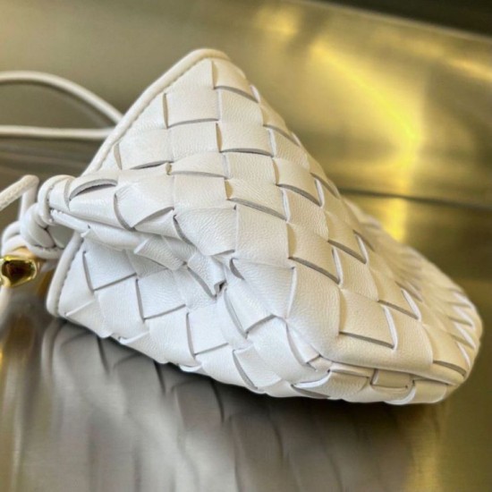 Fake Bottega Veneta Sardine Mini Bag White Intrecciato Lambskin Replica Replica Bottega Veneta Sardine Mini Bag White Intrecciato Lambskin