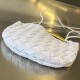 Fake Bottega Veneta Sardine Mini Bag White Intrecciato Lambskin Replica Replica Bottega Veneta Sardine Mini Bag White Intrecciato Lambskin