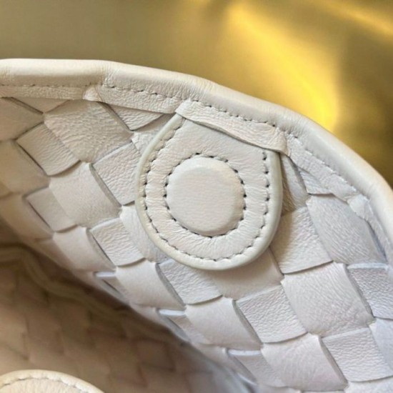 Fake Bottega Veneta Sardine Mini Bag White Intrecciato Lambskin Replica Replica Bottega Veneta Sardine Mini Bag White Intrecciato Lambskin