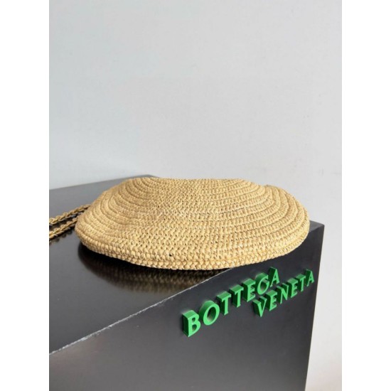 Replica Bottega Veneta Sardine Small Bag with Chain Natural Raffia Replica Bottega Veneta Sardine Small Bag with Chain Natural Raffia