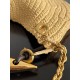 Replica Bottega Veneta Sardine Small Bag with Chain Natural Raffia Replica Bottega Veneta Sardine Small Bag with Chain Natural Raffia