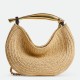 Replica Bottega Veneta Sardine Small Bag with Chain Natural Raffia Replica Bottega Veneta Sardine Small Bag with Chain Natural Raffia