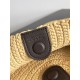 Replica Bottega Veneta Sardine Small Bag with Chain Natural Raffia Replica Bottega Veneta Sardine Small Bag with Chain Natural Raffia