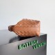 Fake Bottega Veneta Mini Wallace Bag Brown Intrecciato Calfskin Replica Fake Bottega Veneta Mini Wallace Bag Brown Intrecciato Calfskin Replica