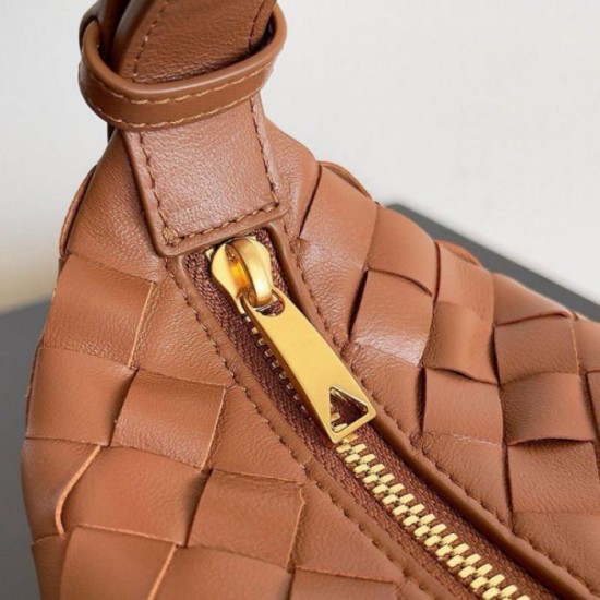Fake Bottega Veneta Mini Wallace Bag Brown Intrecciato Calfskin Replica Fake Bottega Veneta Mini Wallace Bag Brown Intrecciato Calfskin Replica