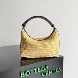 Replica Bottega Veneta Mini Wallace Bag Natural Raffia
