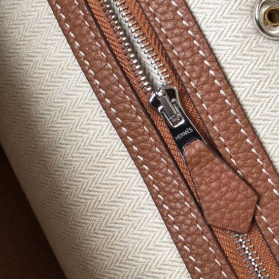 Replica Hermes Garden Party 36 Bag Gold Clemence Calfskin Replica Hermes Garden Party 36 Bag Gold Clemence Calfskin