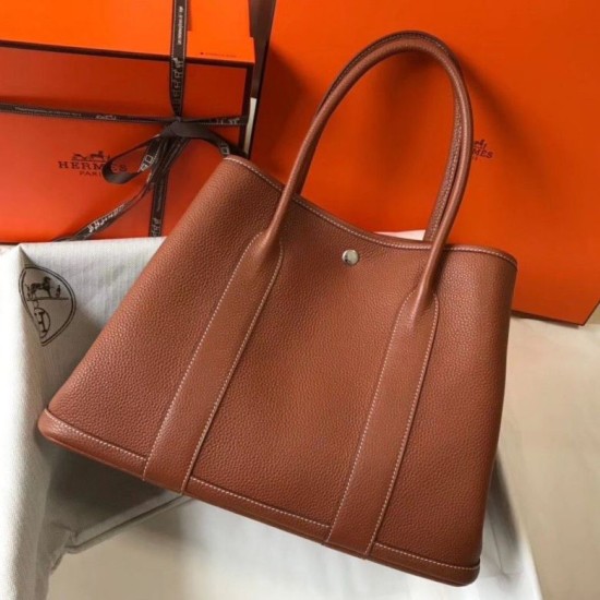 Replica Hermes Garden Party 36 Bag Gold Clemence Calfskin Replica Hermes Garden Party 36 Bag Gold Clemence Calfskin