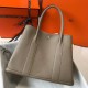 Replica Hermes Garden Party 36 Bag Grey Clemence Calfskin Fake Hermes Garden Party 36 Bag Grey Clemence Calfskin Replica
