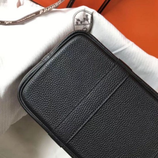Replica Hermes Garden Party 36 Bag Black Clemence Calfskin Replica Hermes Garden Party 36 Bag Black Clemence Calfskin