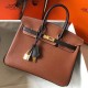 Fake Hermes Bi-Color Birkin 25cm Bag Brown/Black Clemence Replica Replica Hermes Bi-Color Birkin 25cm Bag Brown/Black Clemence