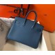Replica Hermes Birkin 25cm Bag Blue Agate Clemence Replica Hermes Birkin 25cm Bag Blue Agate Clemence