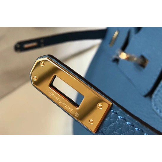 Replica Hermes Birkin 25cm Bag Blue Agate Clemence Replica Hermes Birkin 25cm Bag Blue Agate Clemence
