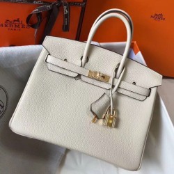 Fake Hermes Birkin 25cm Bag Beton Clemence  Replica