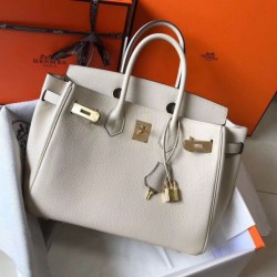 Fake Hermes Birkin 30cm Bag Beton Clemence  Replica
