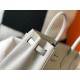 Replica Hermes Pearl Grey Clemence Birkin 30cm Bag GHW Replica Hermes Pearl Grey Clemence Birkin 30cm Bag GHW