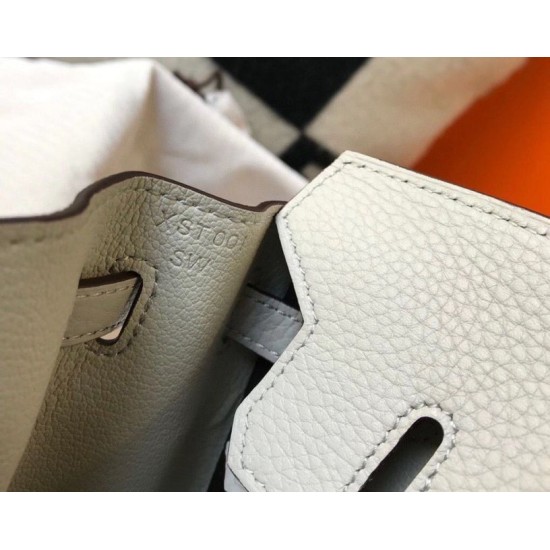 Replica Hermes Pearl Grey Clemence Birkin 30cm Bag GHW Replica Hermes Pearl Grey Clemence Birkin 30cm Bag GHW