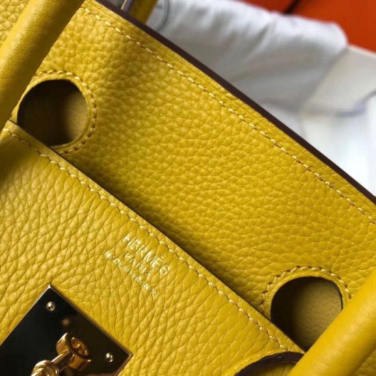 Replica Hermes Birkin 30cm Bag Yellow Clemence Fake Hermes Birkin 30cm Bag Yellow Clemence Replica