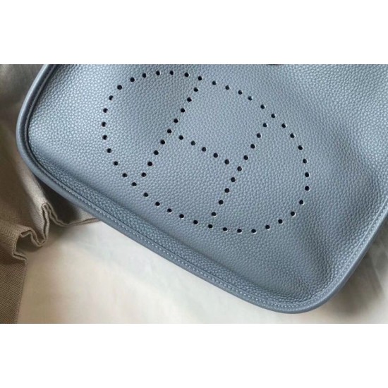 Fake Hermes Evelyne III 29 PM Bag Blue Lin Clemence Replica Fake Hermes Evelyne III 29 PM Bag Blue Lin Clemence Replica