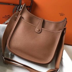 Replica Hermes Evelyne III 29 PM Bag Gold Clemence 