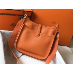 Replica Hermes Evelyne III 29 PM Bag Orange Clemence 