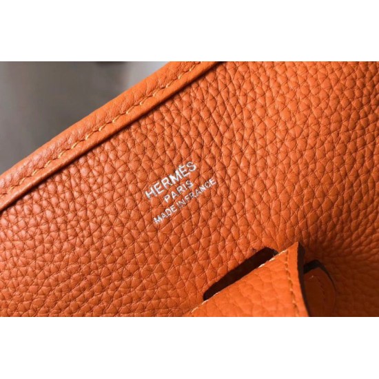 Replica Hermes Evelyne III 29 PM Bag Orange Clemence Replica Hermes Evelyne III 29 PM Bag Orange Clemence