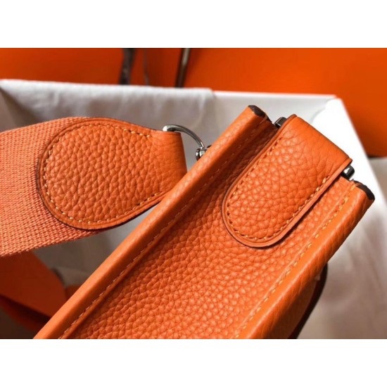 Replica Hermes Evelyne III 29 PM Bag Orange Clemence Replica Hermes Evelyne III 29 PM Bag Orange Clemence