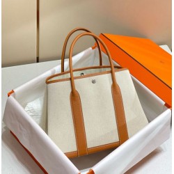 Fake Hermes Garden Party 36cm Bag Toile and Gold Replica Replica Hermes Garden Party 36cm Bag Toile and Gold