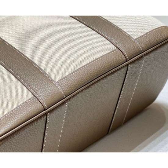 Replica Hermes Garden Party 36cm Bag Toile and Taupe Replica Hermes Garden Party 36cm Bag Toile and Taupe