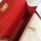 Replica Hermes Kelly Mini II Bag Red Embossed Crocodile Fake Hermes Kelly Mini II Bag Red Embossed Crocodile Replica