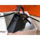 Replica Hermes Kelly Mini II Bag Black Epsom Replica Hermes Kelly Mini II Bag Black Epsom