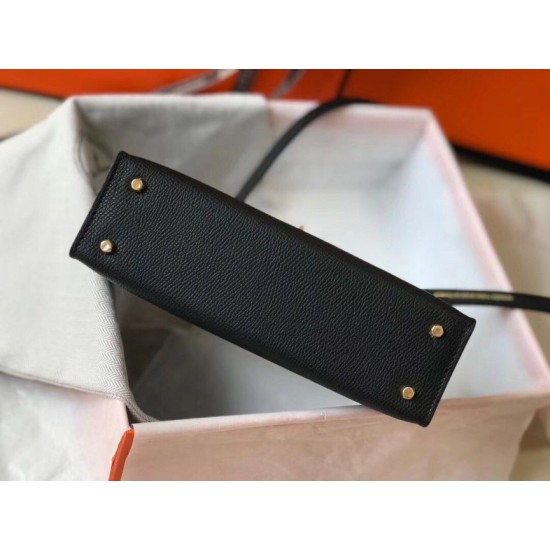 Replica Hermes Kelly Mini II Bag Black Epsom Replica Hermes Kelly Mini II Bag Black Epsom