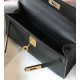 Replica Hermes Kelly Mini II Bag Black Epsom Replica Hermes Kelly Mini II Bag Black Epsom