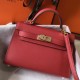 Replica Hermes Kelly Mini II Bag Rouge Vif Epsom Fake Hermes Kelly Mini II Bag Rouge Vif Epsom Replica