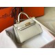 Replica Hermes Kelly Mini II Bag White Epsom Fake Hermes Kelly Mini II Bag White Epsom Replica