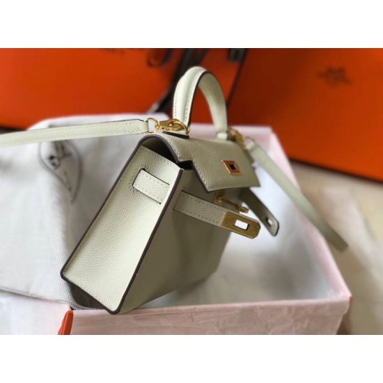 Replica Hermes Kelly Mini II Bag White Epsom Fake Hermes Kelly Mini II Bag White Epsom Replica