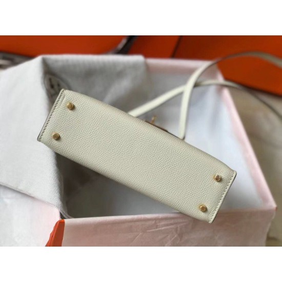 Replica Hermes Kelly Mini II Bag White Epsom Fake Hermes Kelly Mini II Bag White Epsom Replica