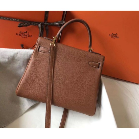 Replica Hermes Kelly 28cm Retourne Bag Gold Clemence Replica Hermes Kelly 28cm Retourne Bag Gold Clemence