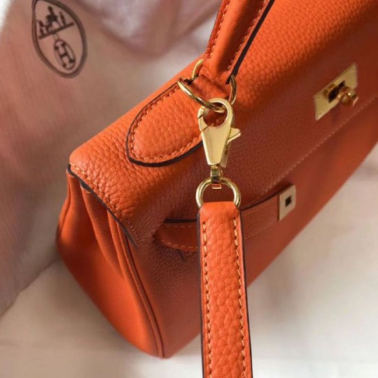 Fake Hermes Kelly 28cm Retourne Bag Orange Clemence Replica Fake Hermes Kelly 28cm Retourne Bag Orange Clemence Replica