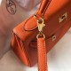 Fake Hermes Kelly 28cm Retourne Bag Orange Clemence Replica Fake Hermes Kelly 28cm Retourne Bag Orange Clemence Replica