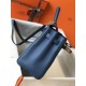 Fake Hermes Kelly 32cm Retourne Bag Blue Agate Clemence Replica Fake Hermes Kelly 32cm Retourne Bag Blue Agate Clemence Replica