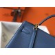Fake Hermes Kelly 32cm Retourne Bag Blue Agate Clemence Replica Fake Hermes Kelly 32cm Retourne Bag Blue Agate Clemence Replica