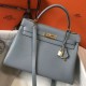 Replica Hermes Kelly 32cm Retourne Bag Blue Lin Clemence Replica Hermes Kelly 32cm Retourne Bag Blue Lin Clemence