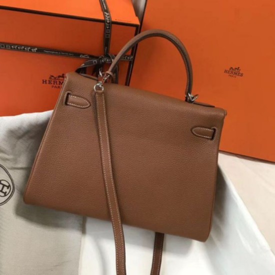 Replica Hermes Kelly 32cm Retourne Bag Gold Clemence Replica Hermes Kelly 32cm Retourne Bag Gold Clemence